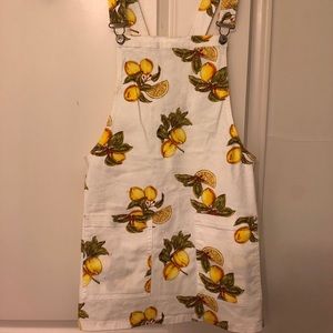 Forever 21 Lemon Overall Dress